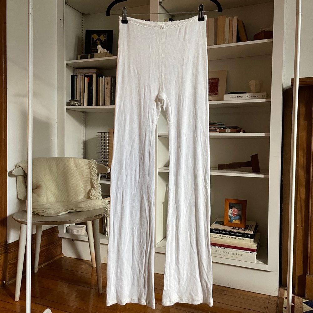 SKIMS Soft Lounge Lace Trim Wide Leg Lounge Pants